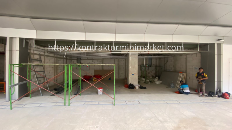 Konstruksi DHX Mart di Dhoho Internatinal Airport Kediri