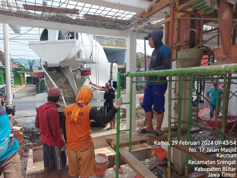 konstruksi indomaret srengat blitar