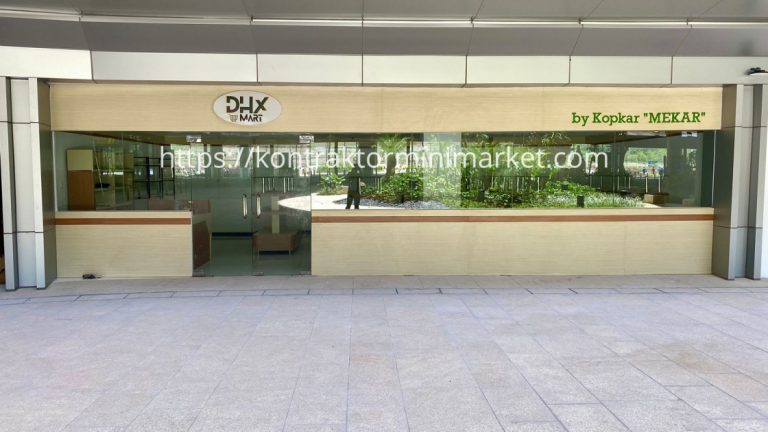 Konstruksi DHX Mart di Dhoho Internatinal Airport Kediri