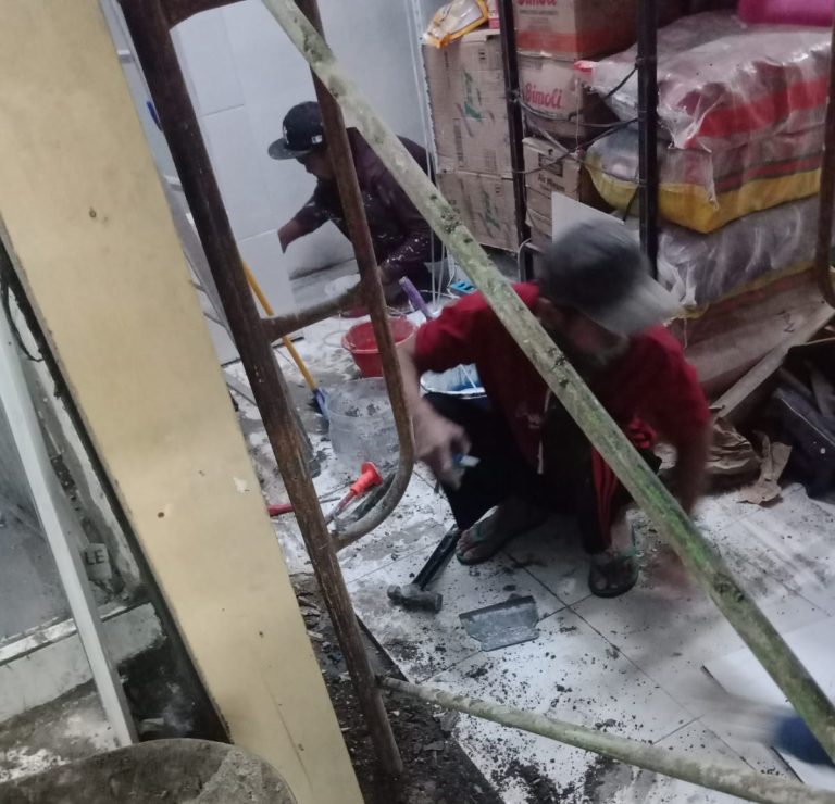 renovasi tembok interior inndomaret