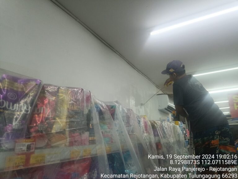 Pengecatan Tembok Indomaret Tulungagung